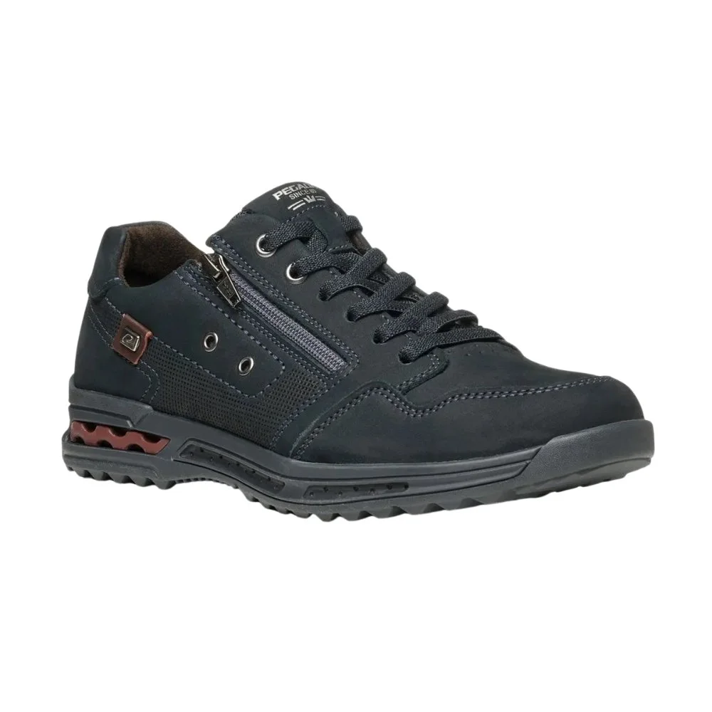 Sapatênis Pegada Couro Masculino - 111801 Marinho 2