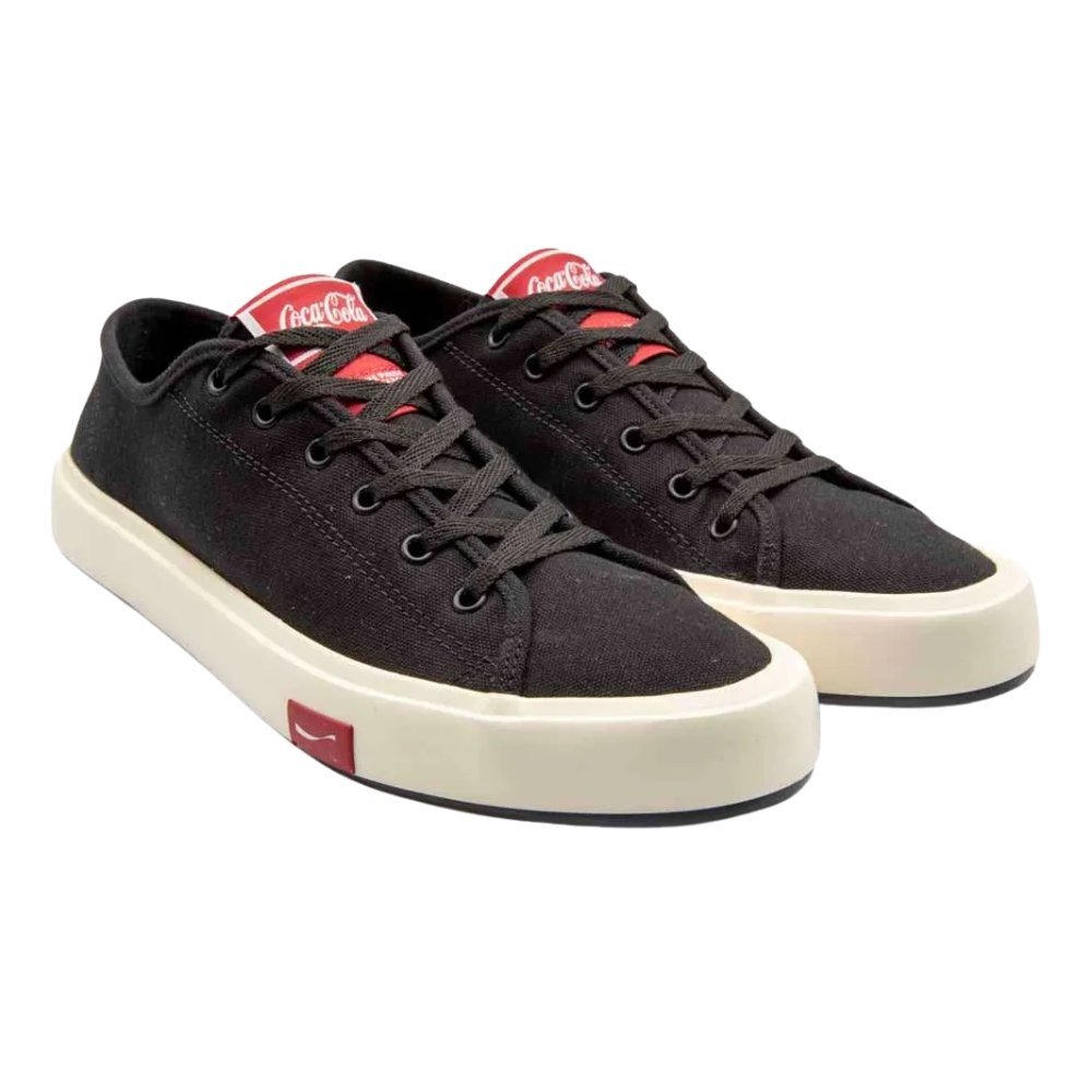 Tênis Coca Cola Resort Canvas Preto 2