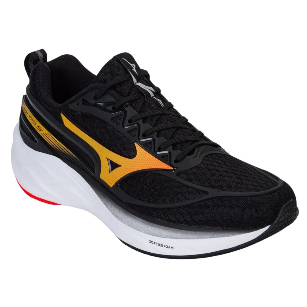 Tênis de Corrida Mizuno Space 5 Unissex Preto 2