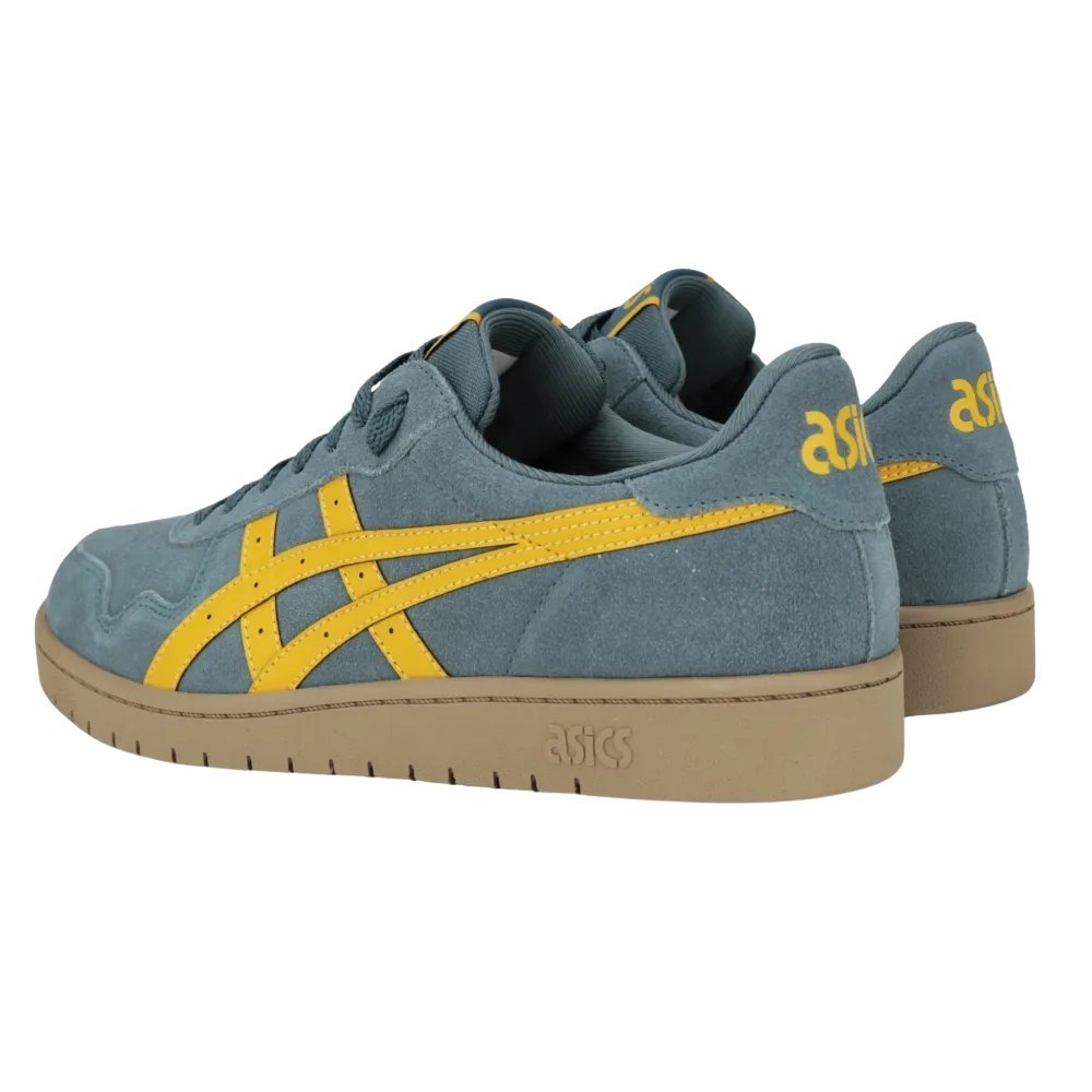 Tênis Asics Japan S Camurça Masculino Cinza/Amarelo 4