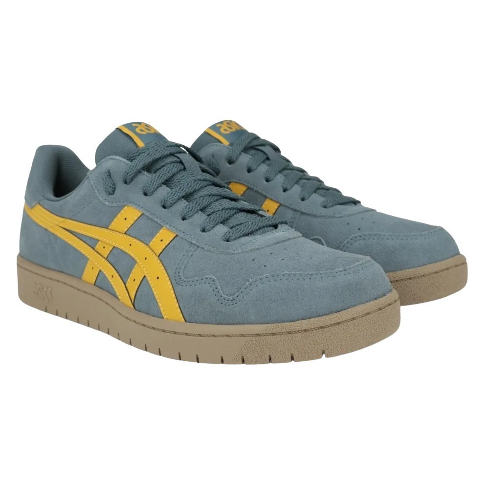 Tênis Asics Japan S Camurça Masculino Cinza/Amarelo 2