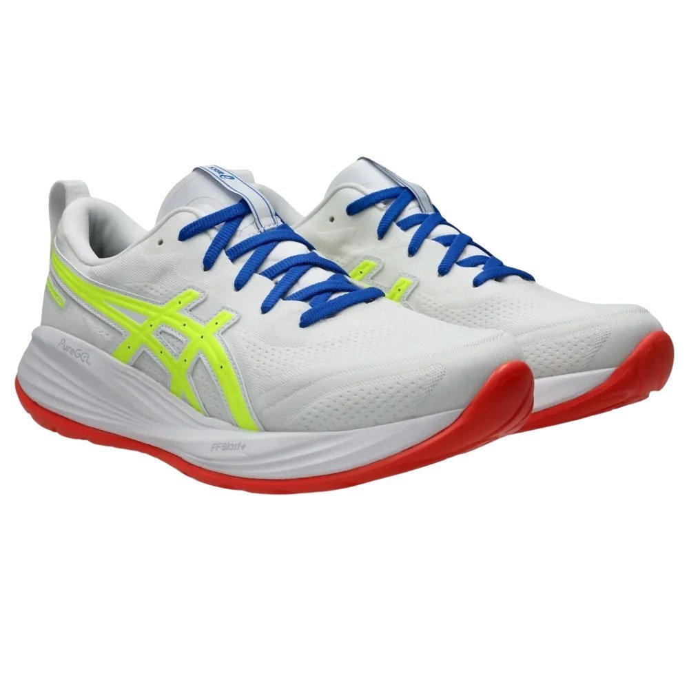 ênis Asics Gel-Cumulus 27 ATC Masculino Branco/Amarelo/Azul 2