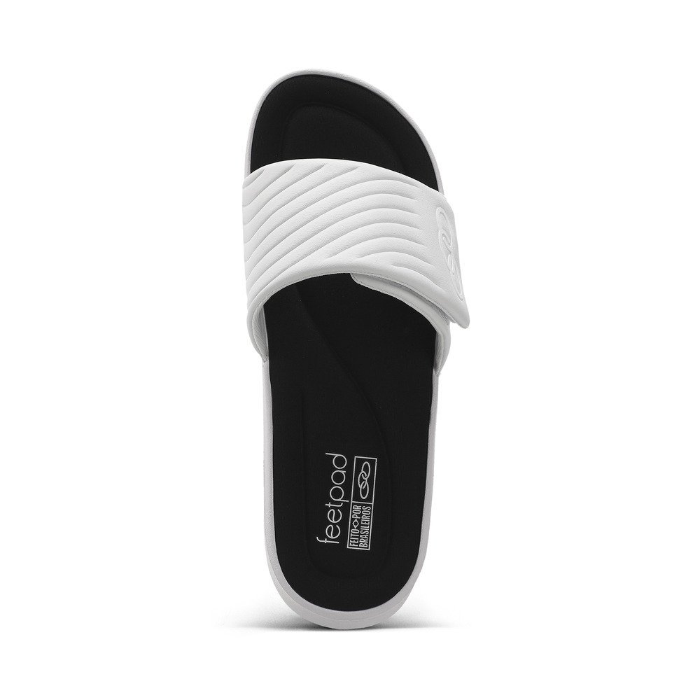 Chinelo Olympikus Melbourne 2 Masculino Branco 3