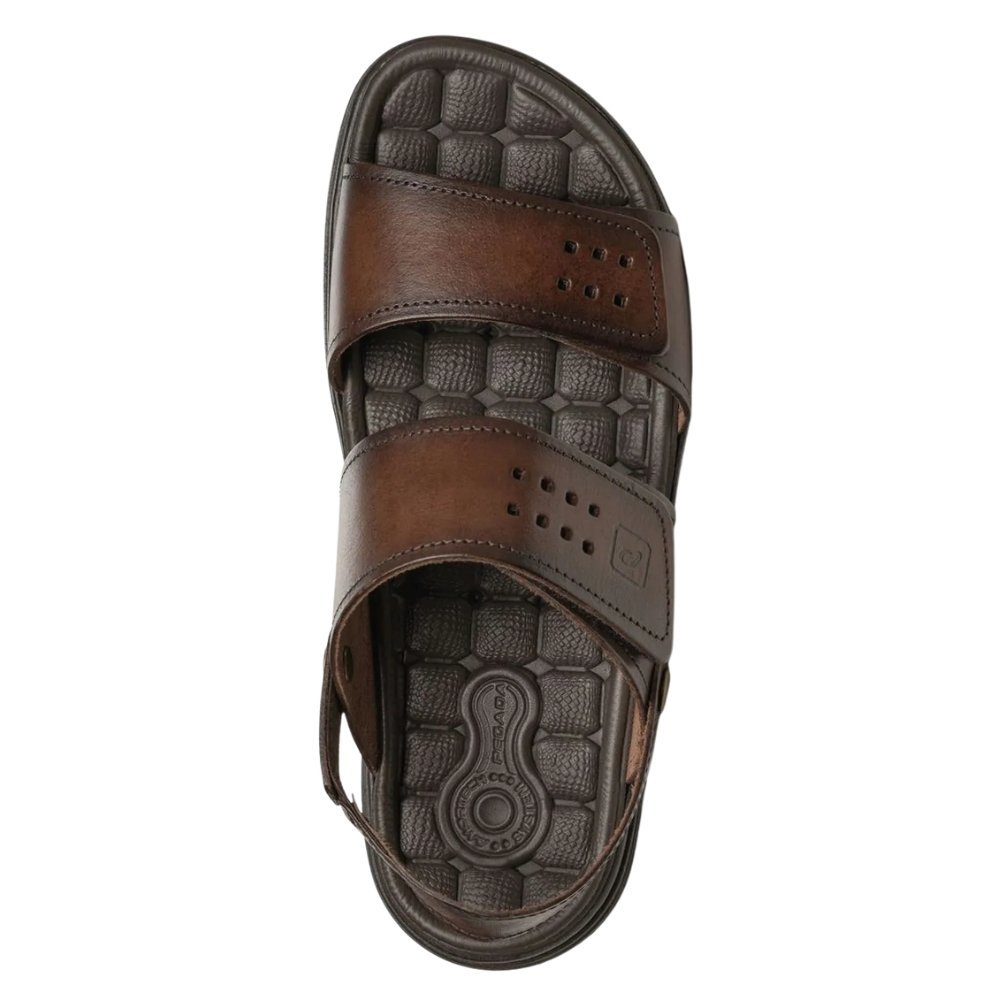 Sandália Pegada Masculino em Couro - 131288 Marrom 2