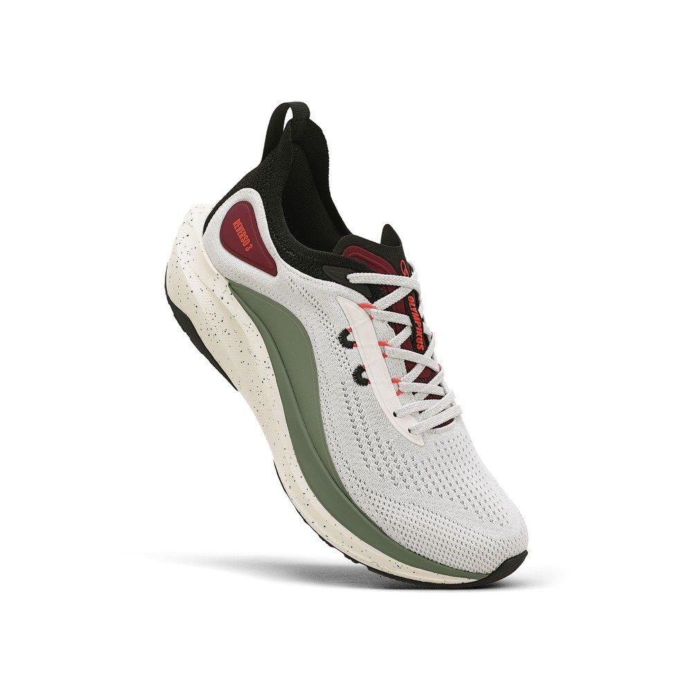 Tênis Olympikus Reverso 3 Masculino Branco/Bordô/Verde 3