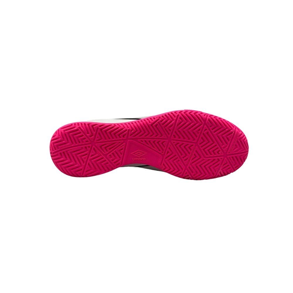 Chuteira Umbro Futsal Velocita Decimo Branco/Preto/Rosa 4