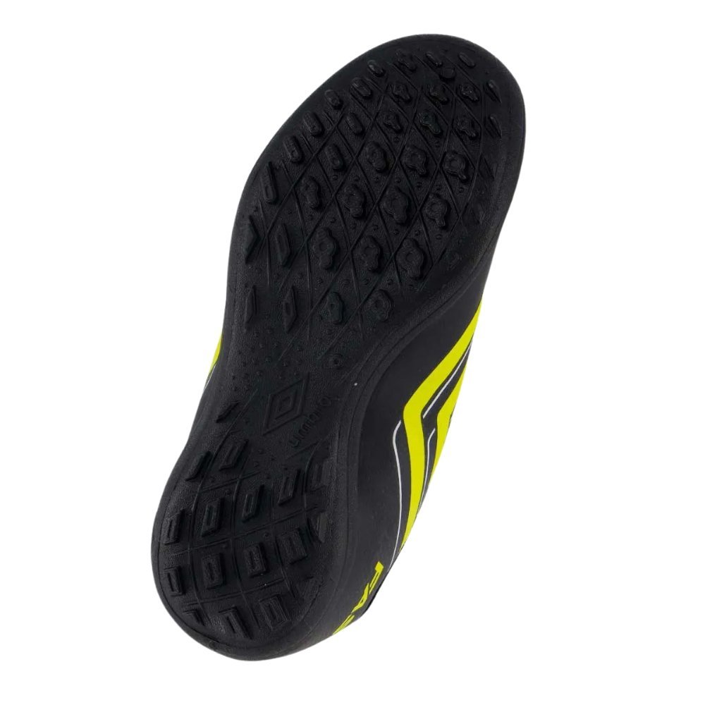 Chuteira Umbro Society Fast II Jr Infantil Preto/Amarelo 5