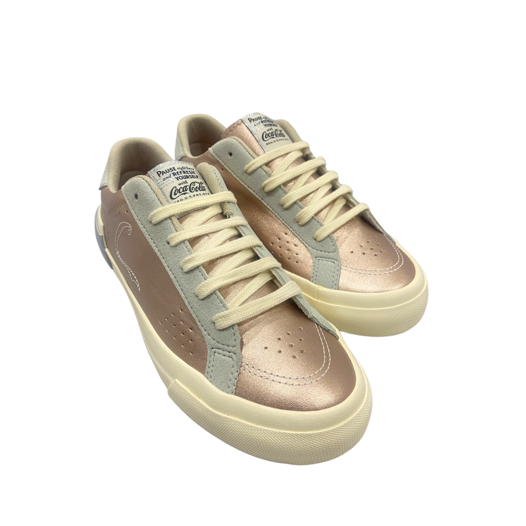 Tênis  Lavine Town Branco Rose Gold 4