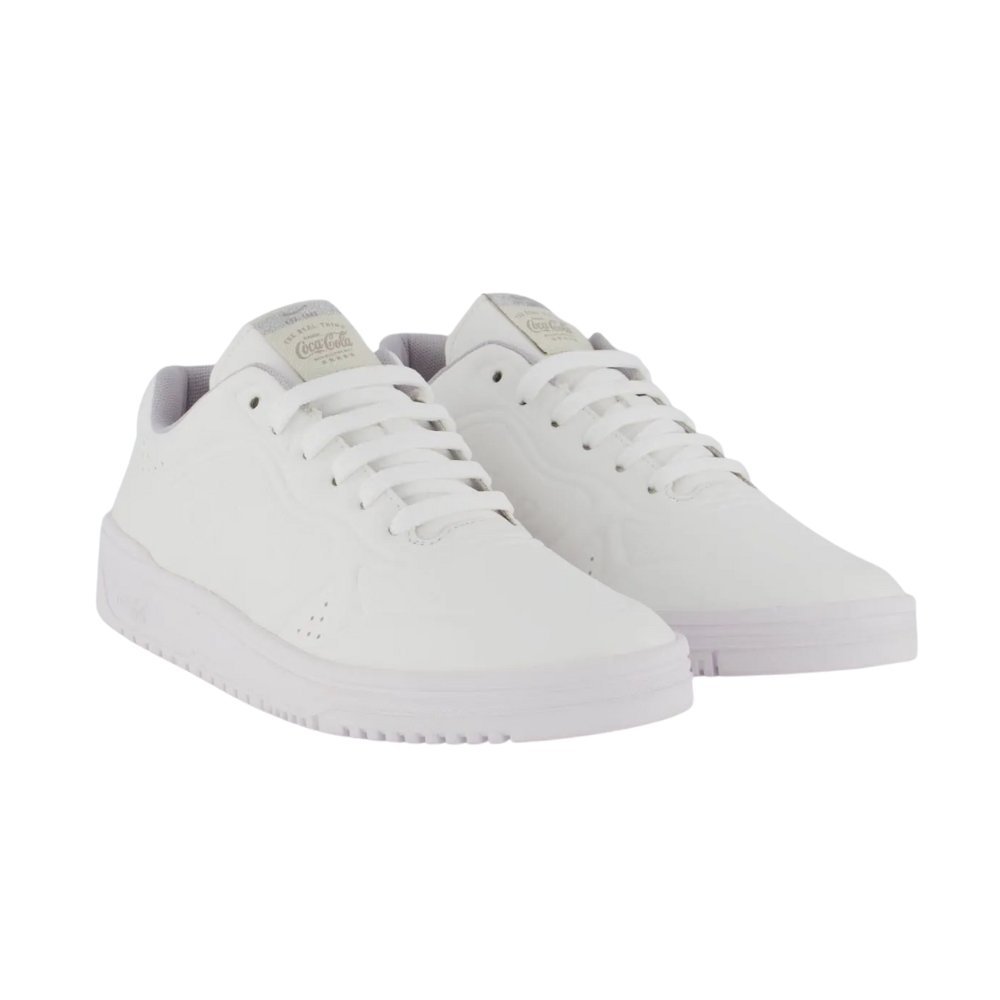 Tênis March Embossed Branco Branco 2