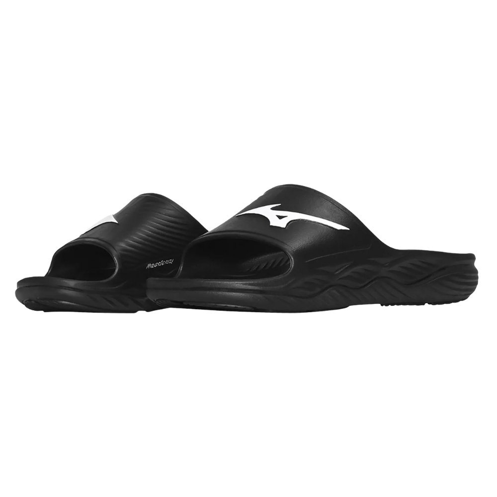 Chinelo Mizuno Enerzy Unissex Preto/Branco 5