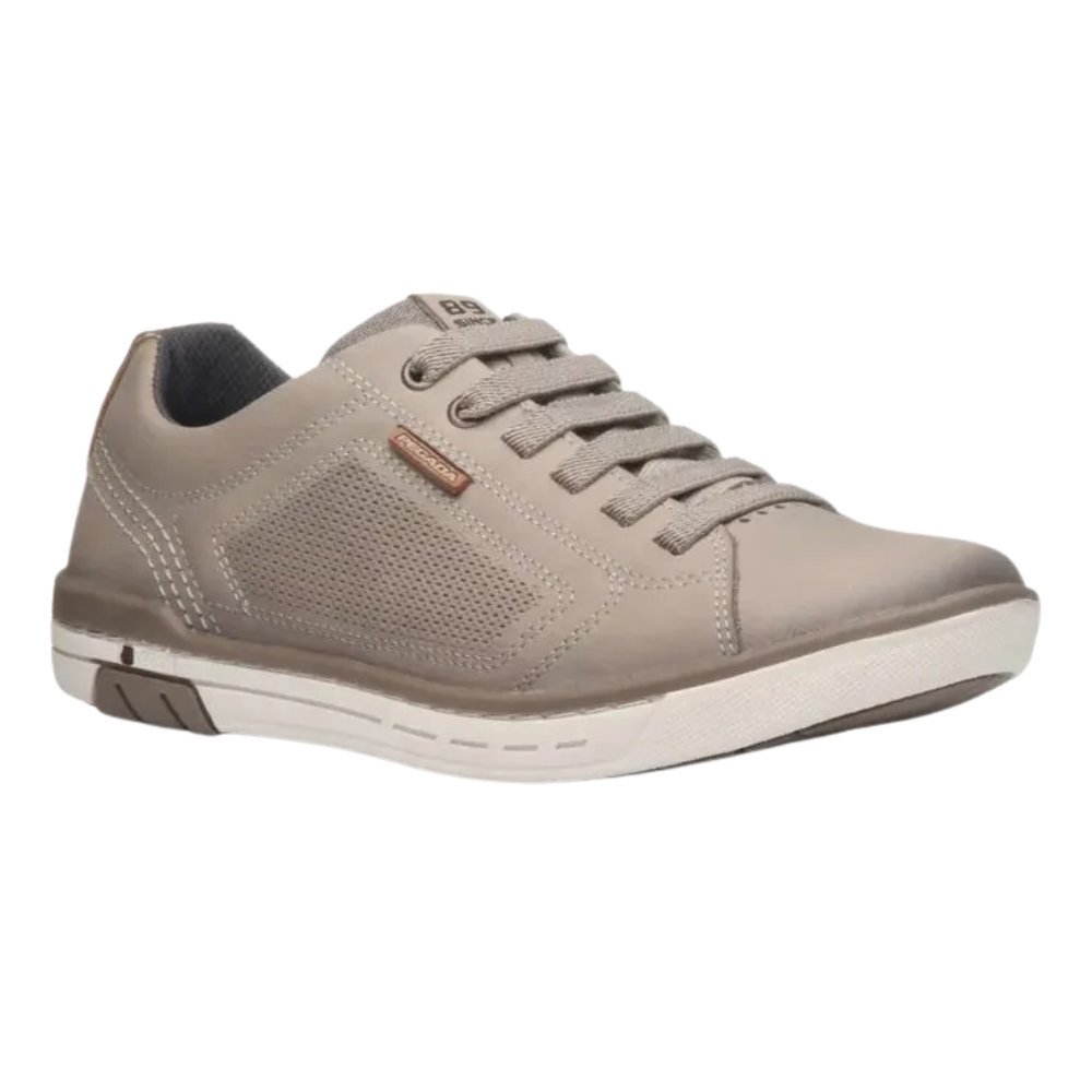 Sapatenis-Pegada-Masculino em Couro -119312 Areia 2