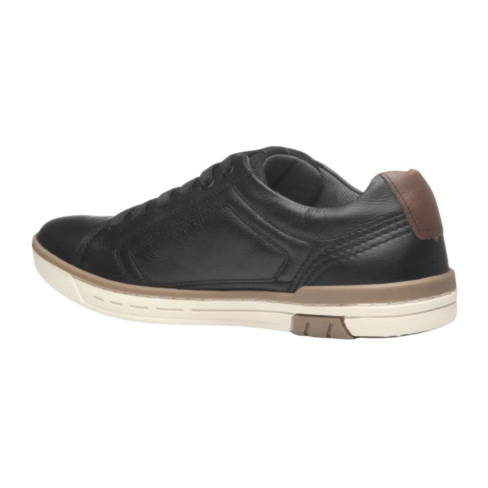 Sapatenis-Pegada-Masculino em Couro -119312 Preto 4