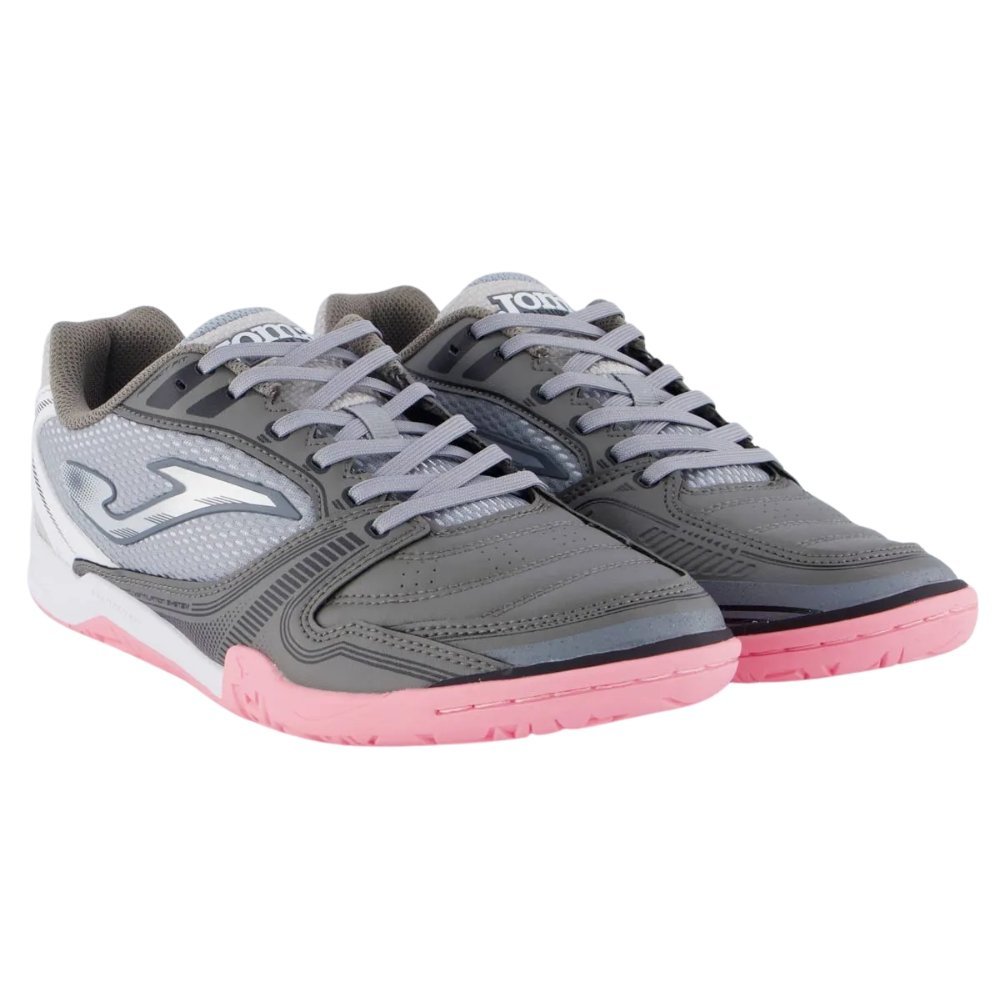 Chuteira Indoor Joma Dribling Cinza/Rosa 2