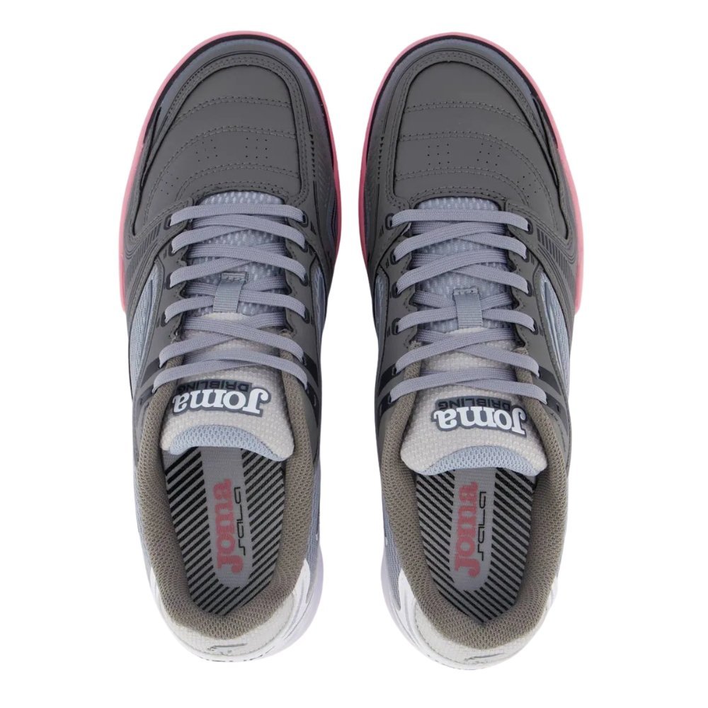 Chuteira Indoor Joma Dribling Cinza/Rosa 3