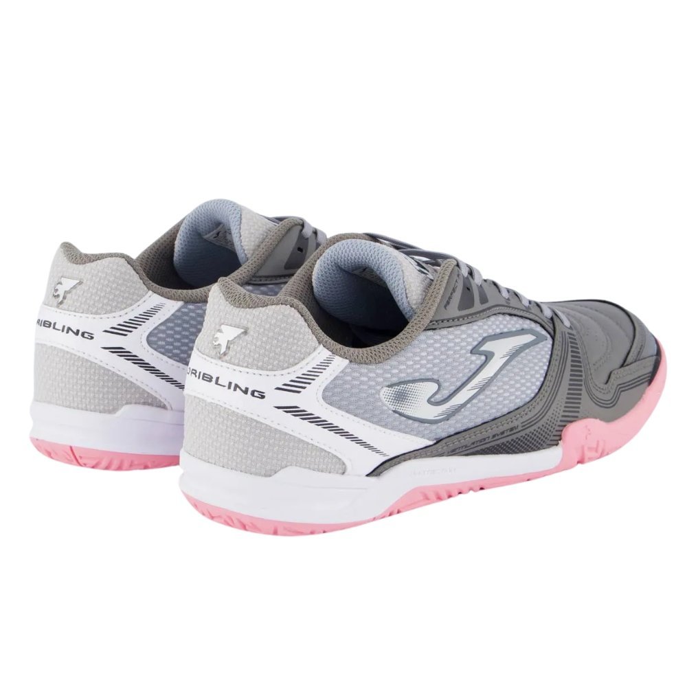 Chuteira Indoor Joma Dribling Cinza/Rosa 4