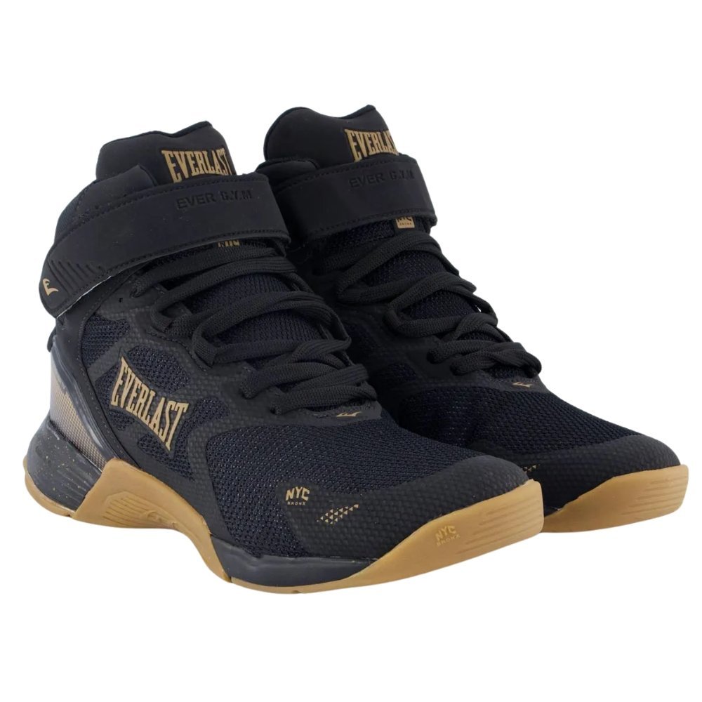Tênis Everlast Monster 4 Unissex Preto/Dourado 2