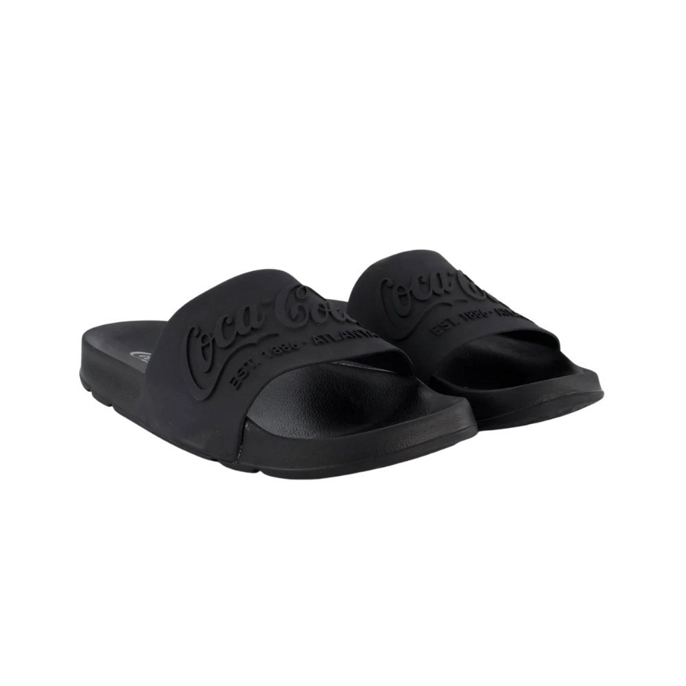 Chinelo Coca Cola Slide Injetado Coke Bold Preto 3