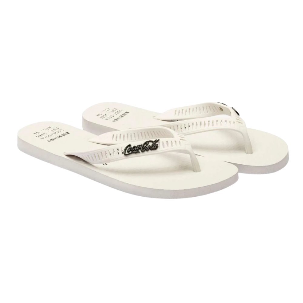 Chinelo Coca Cola Alma 2 Masculino Branco 3
