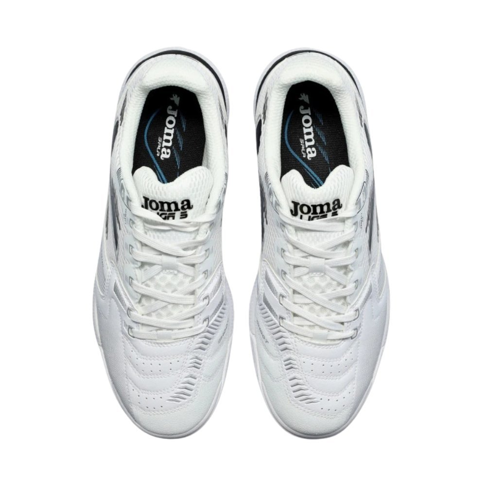 Chuteira Joma Futsal Liga 5 Masculina Branco/Preto 4