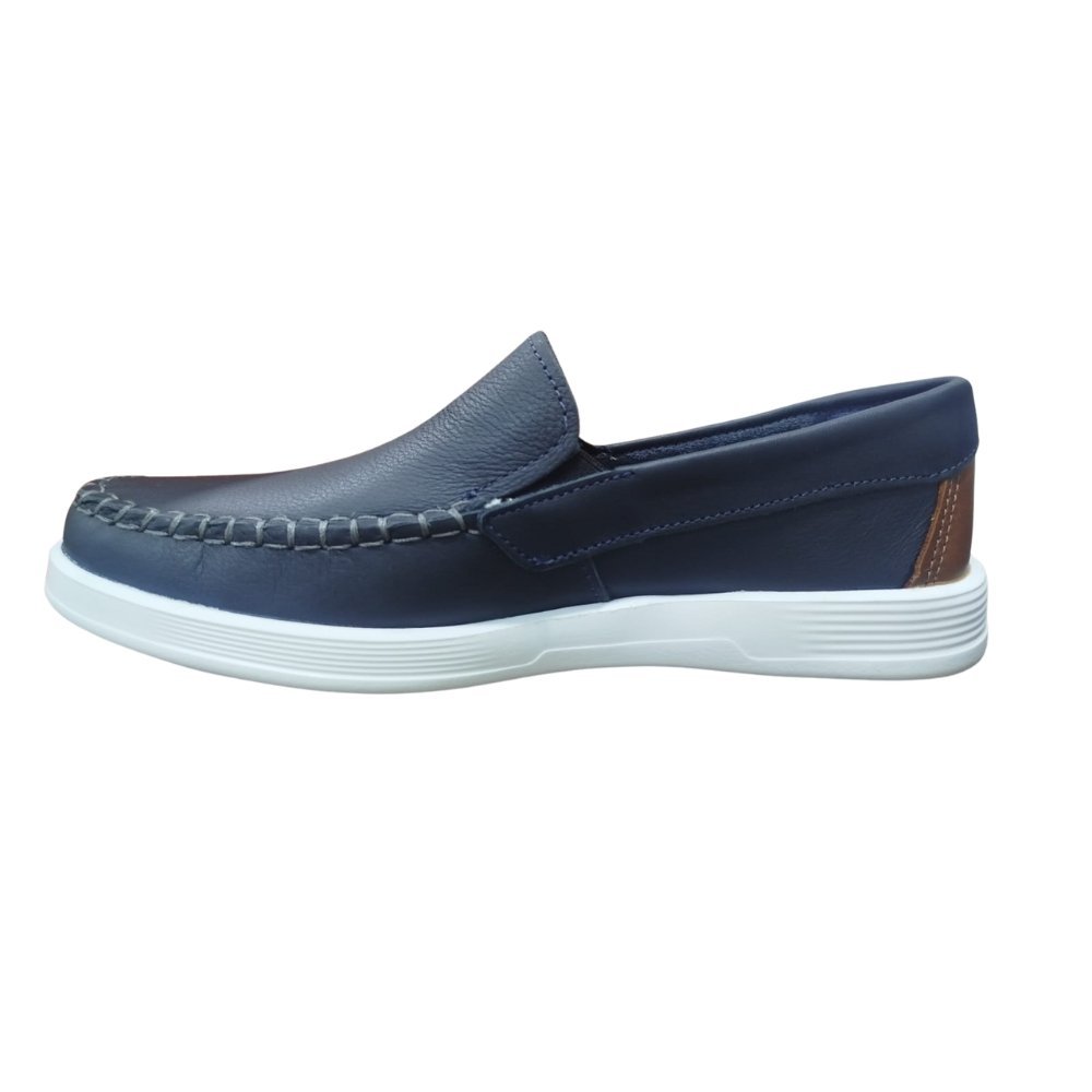 Mocassim Pegada Masculino - 142304 Marinho 3