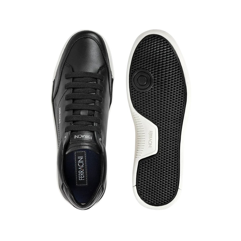 Sapatênis Ferracini Couro Star - 1064-617C Preto 4