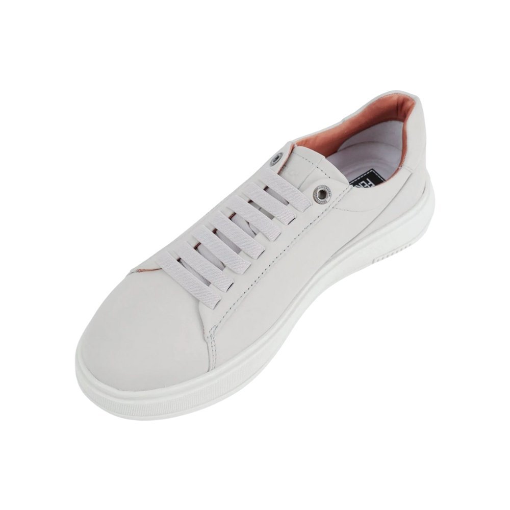 Sapatênis Ferracini Couro Logan 9312678F Cinza Claro 2