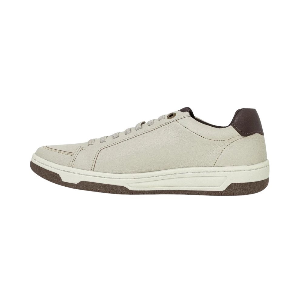 Sapatênis Ferracini Couro Vox Cinza Claro 2