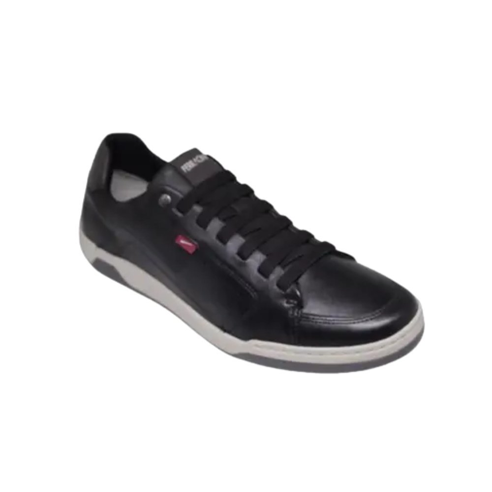 Sapatênis Ferracini Couro Lexus 7054267A Preto 3