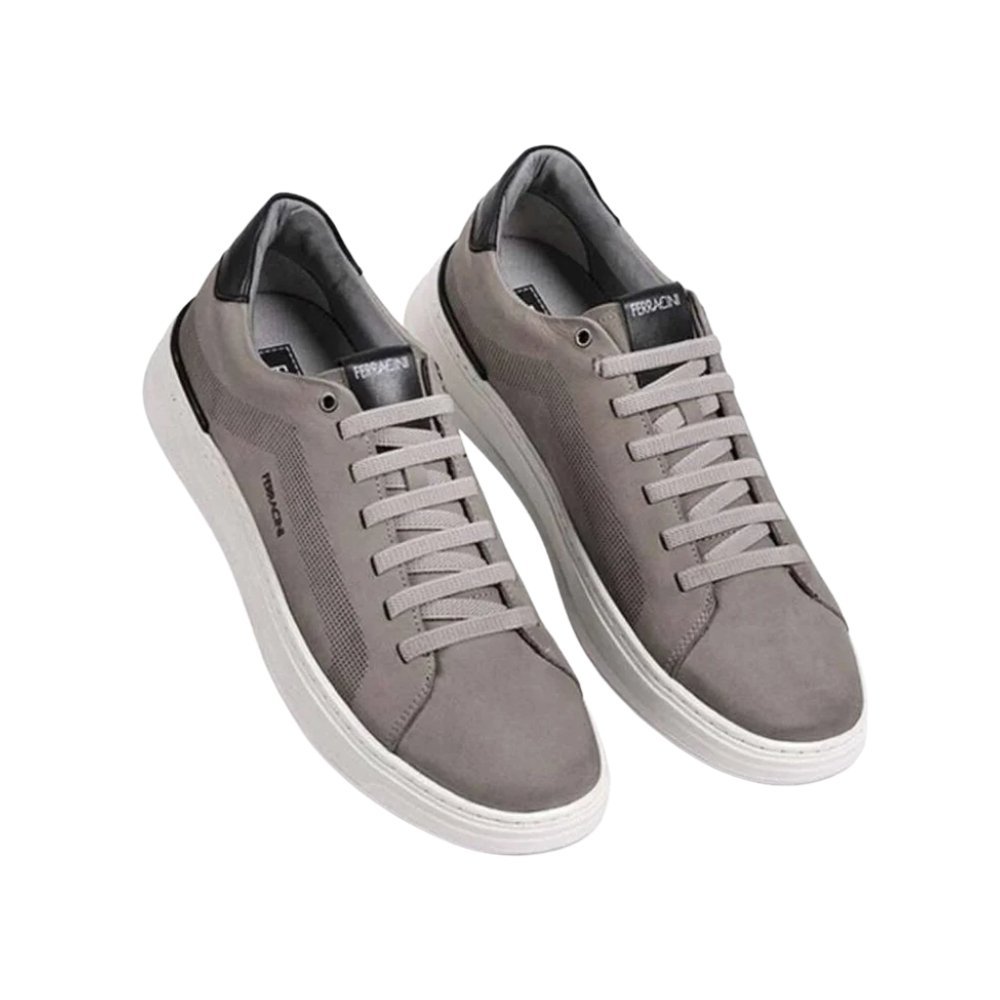 Sapatênis Ferracini Couro Gold FR Cinza 3