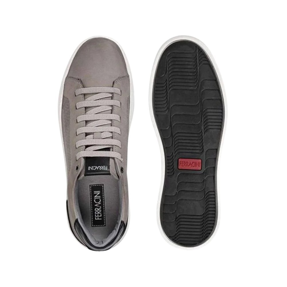 Sapatênis Ferracini Couro Gold FR Cinza 4