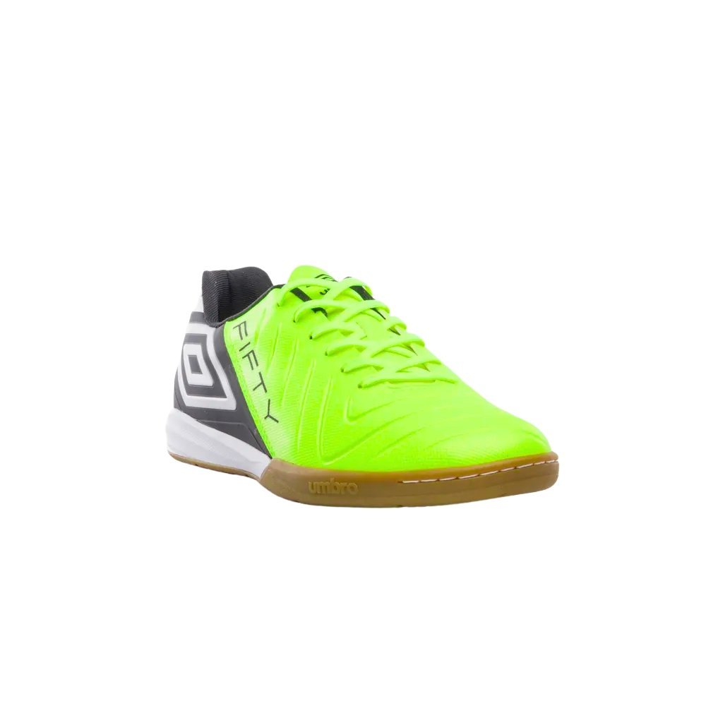 Chuteira Umbro Futsal Fifty VI Masculina Verde Limão/Preto 2