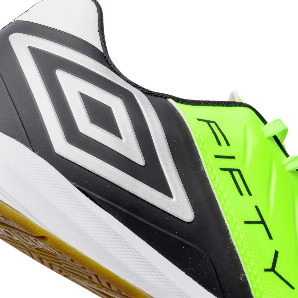 Chuteira Umbro Futsal Fifty VI Masculina Verde Limão/Preto 5