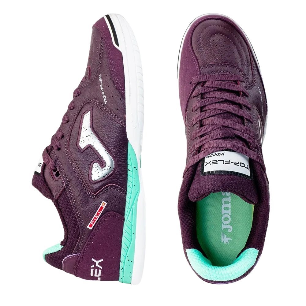 Chuteira Joma Futsal Top Flex Bordô 3