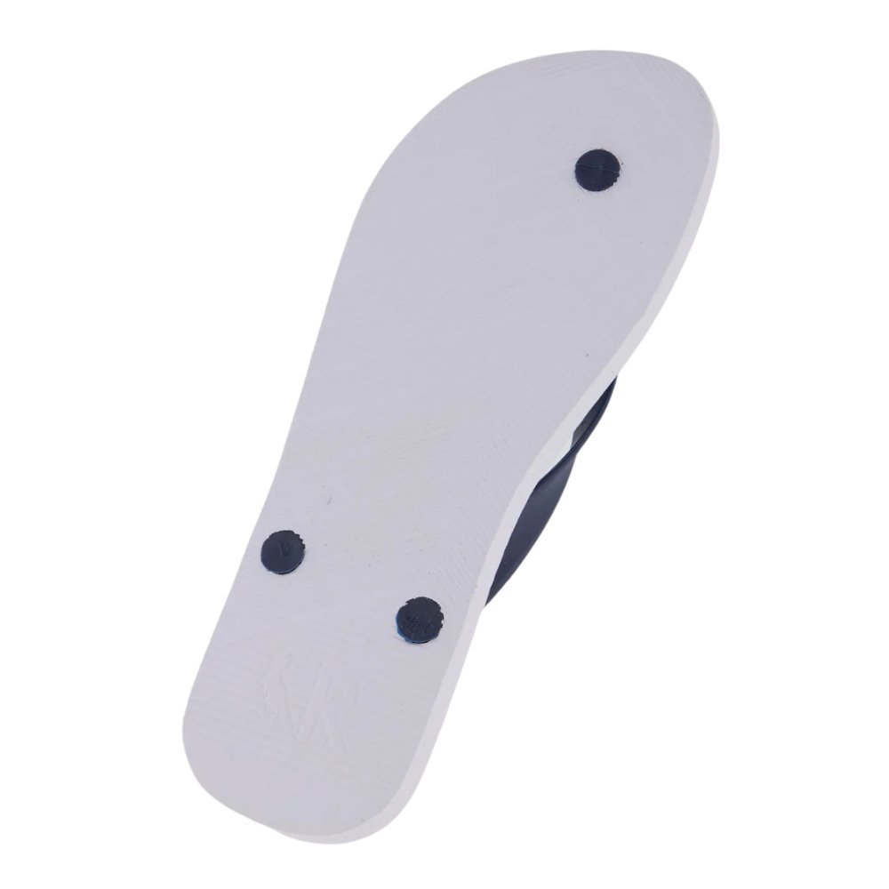 Chinelo Reserva Trancoso  Masculino Branco/Azul Marinho 5