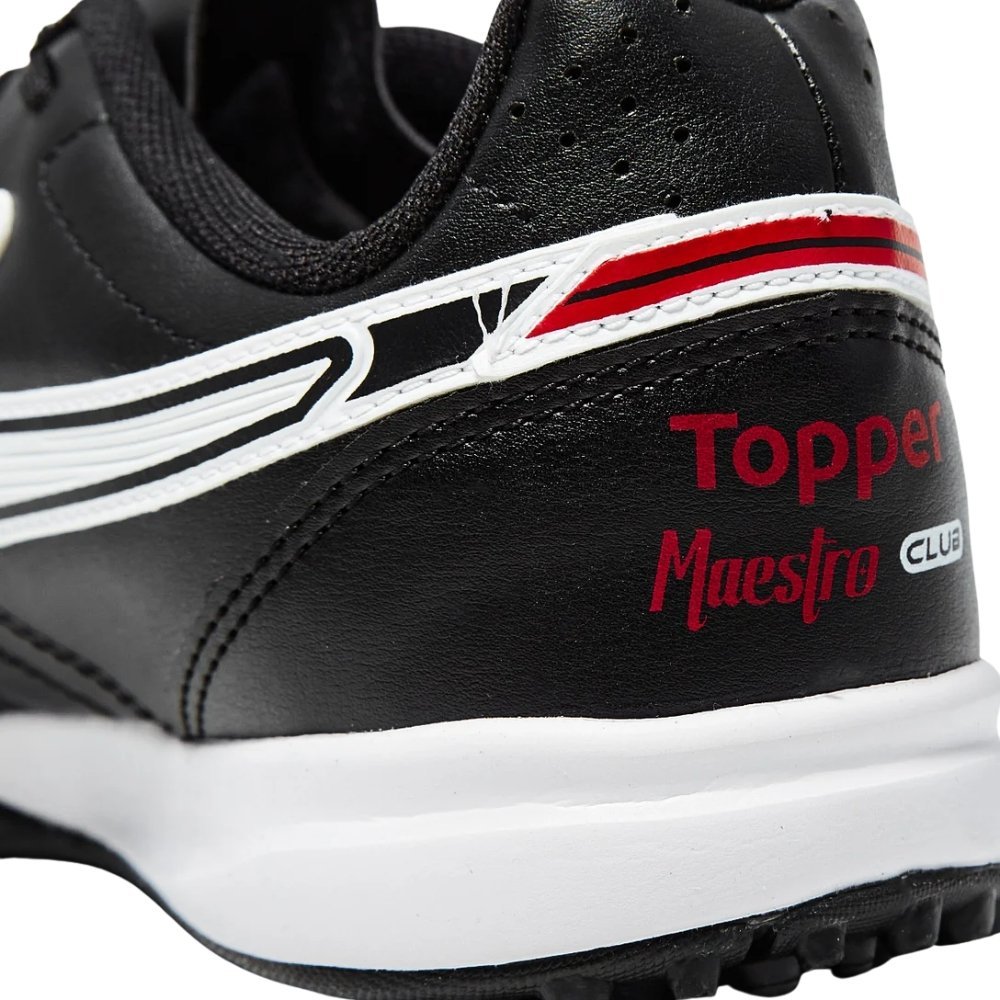 Chuteira Topper Maestro Club V Society Preto/Branco 6