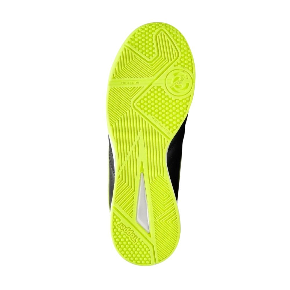 Chuteira Topper Maestro Club V Futsal Preto/Amarelo 4