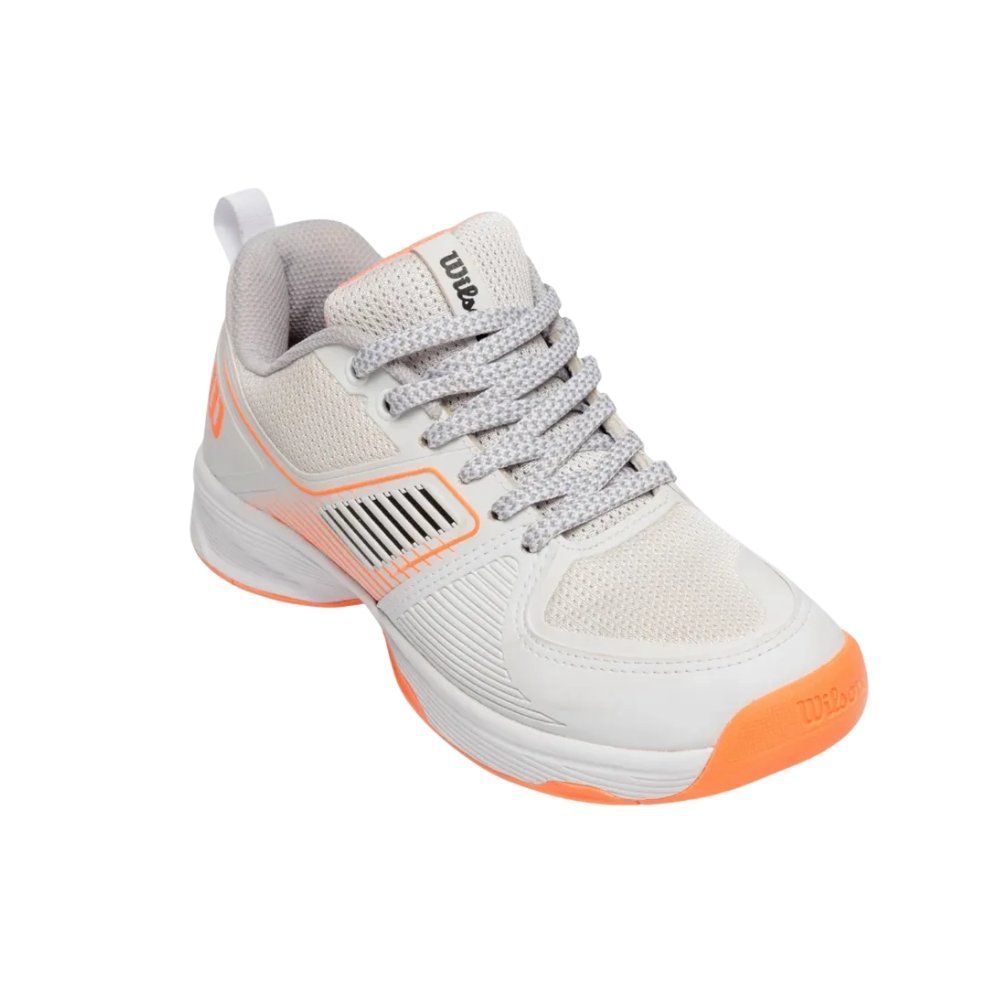 Tênis Wilson Ace 3.0 Masculino Branco/Laranja 3