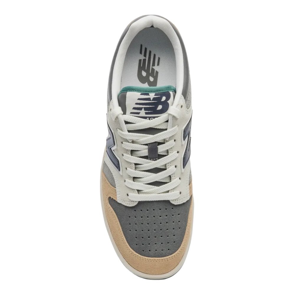 Tênis New Balance 480 Low Unissex Bege/Cinza 4