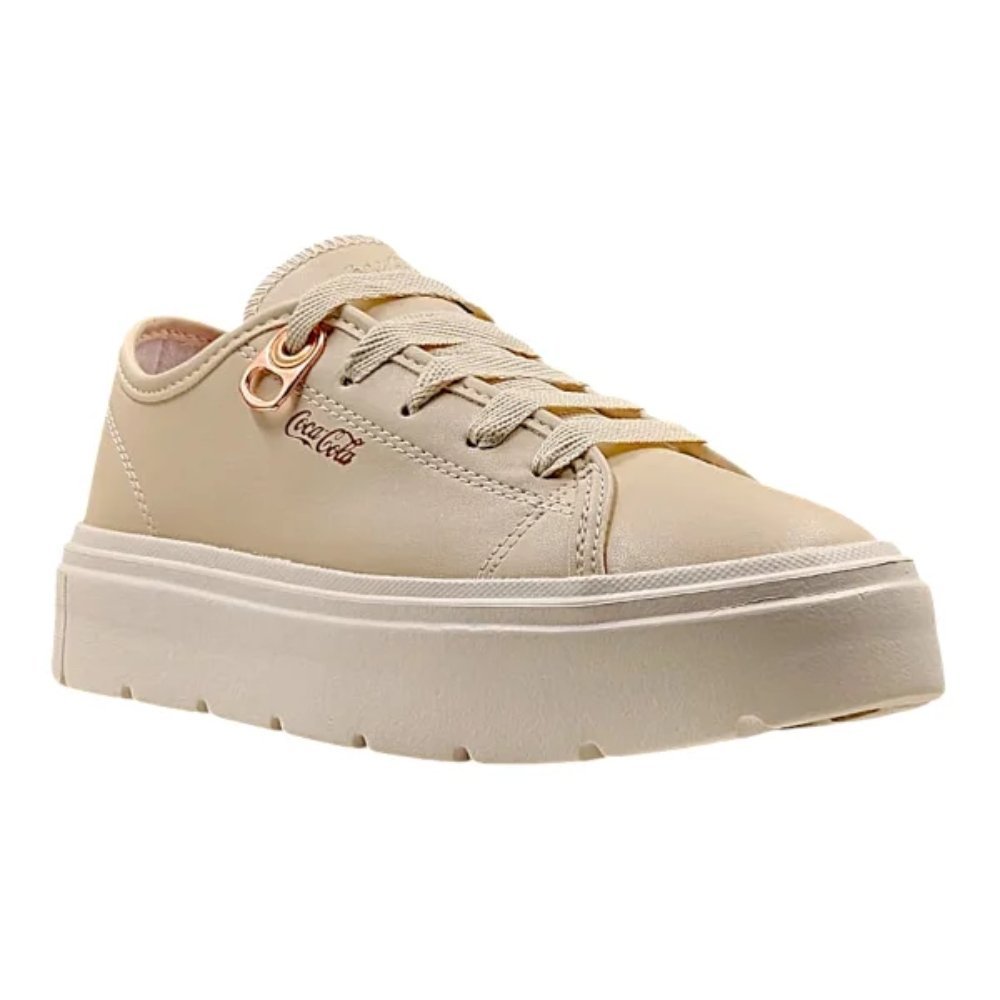 Tênis Coca Cola Harmony Class Town Feminino Off White 2