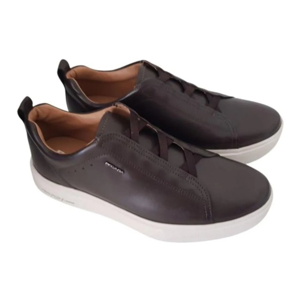 Sapatenis Pegada Couro Masculino - 111921 Marrom 3