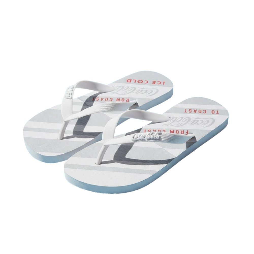 Chinelo Coca Cola Hoxie 2 Masculino Branco 3