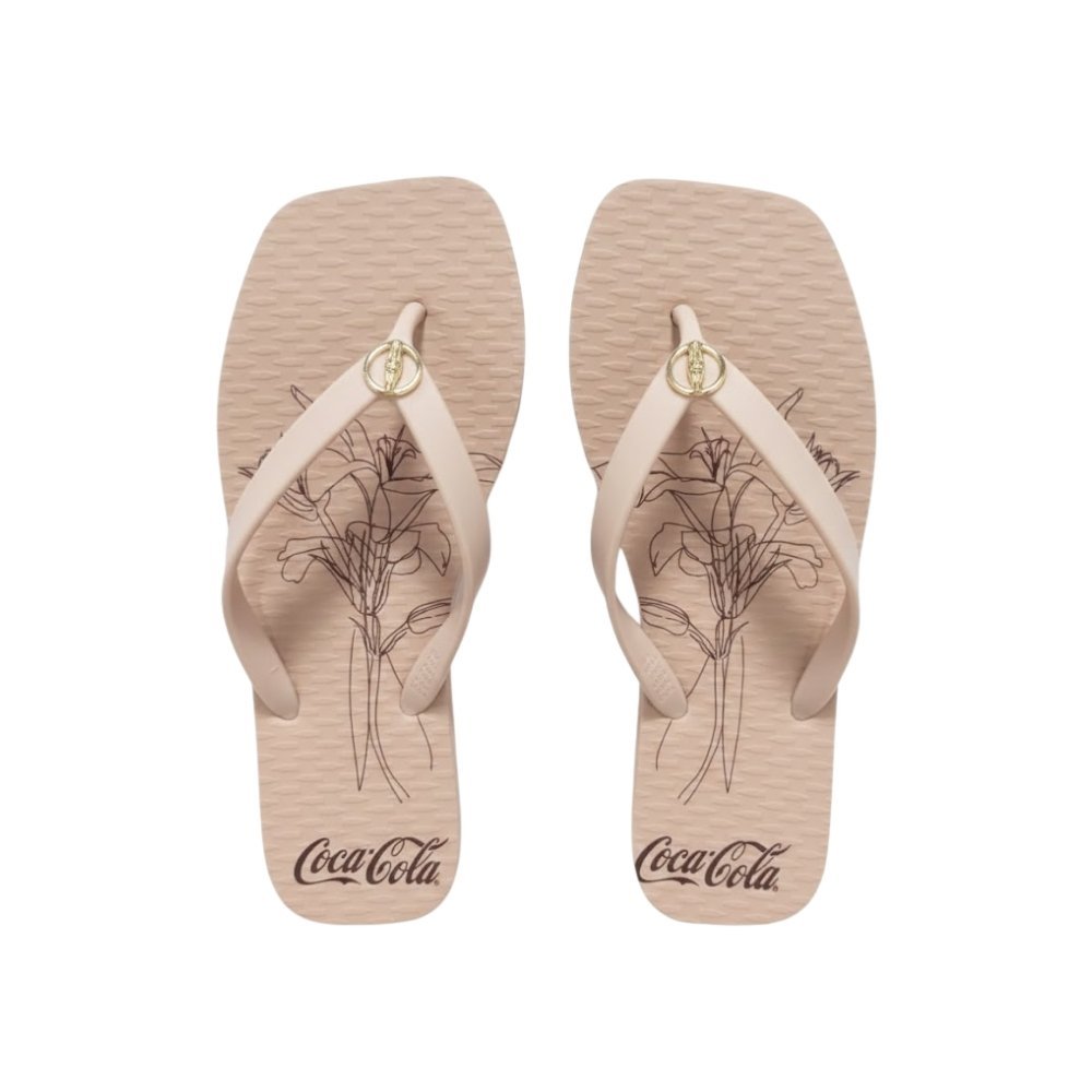 Chinelo Coca Cola Shoes Square Lilium Feminino
