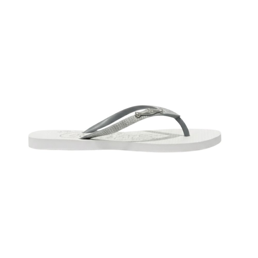 Chinelo Coca Cola Special Coca-Cola Feminino Branco/Prata 2