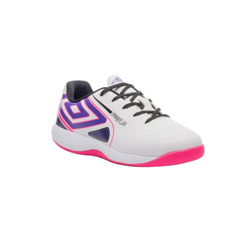 Chuteira Umbro Futsal Pro 5 Jr Infantil Branco 3