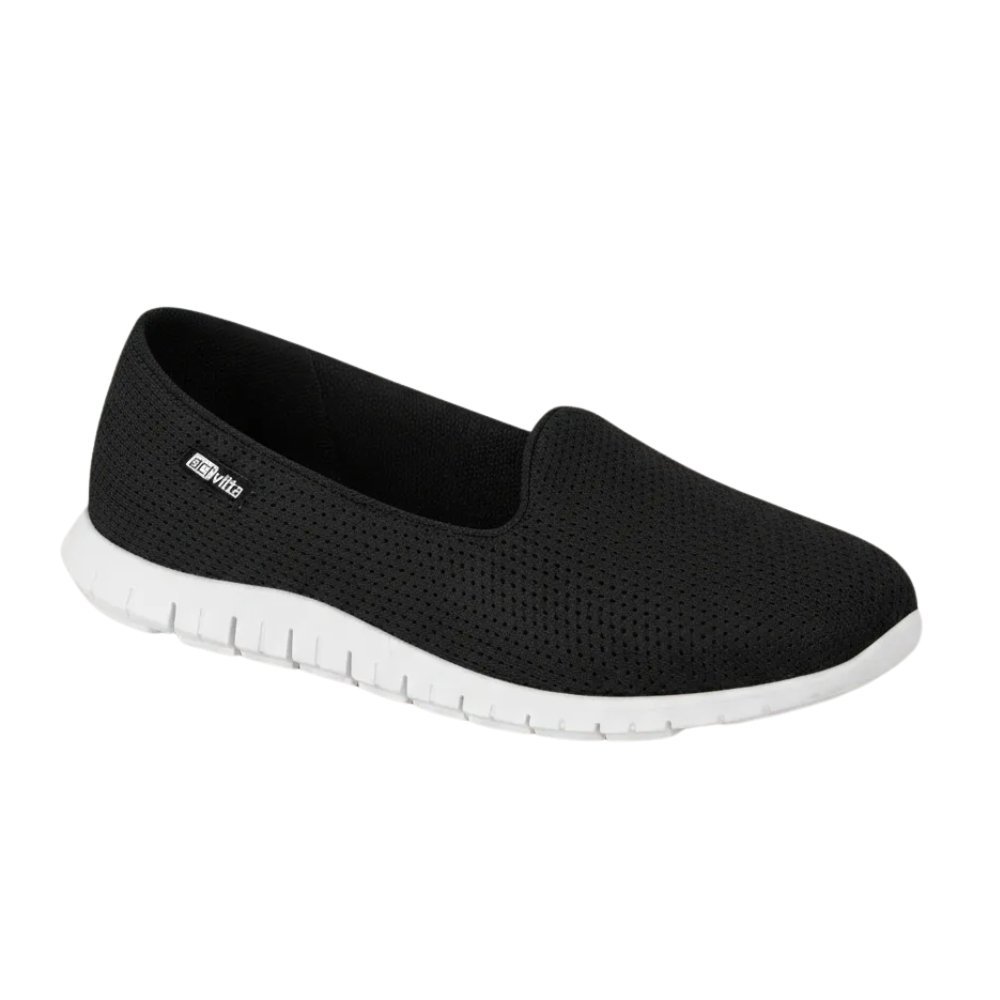 Tênis ActVitta Calce Fácil Feminino - 4202 Preto/Branco 2