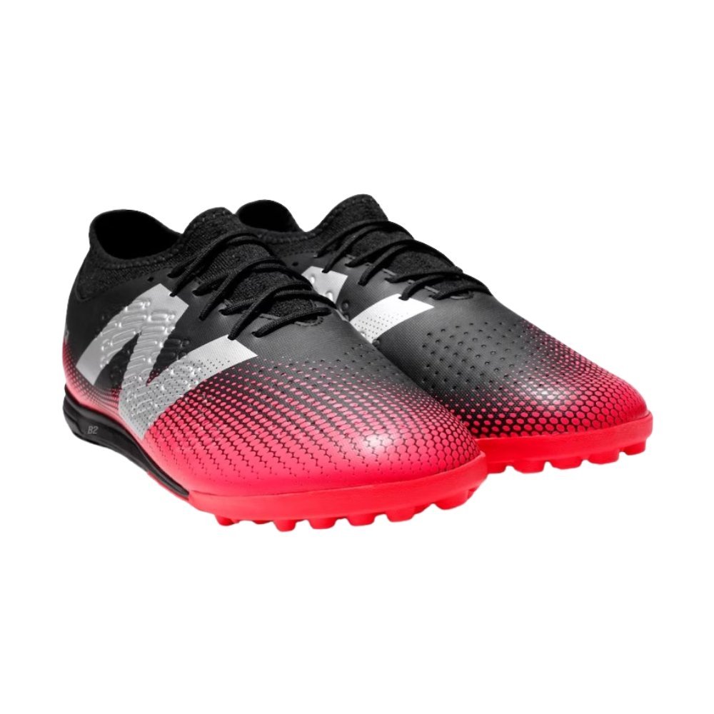 Chuteira New Balance Society Tekela Magique Tf V4 Preto/Vermelho 3