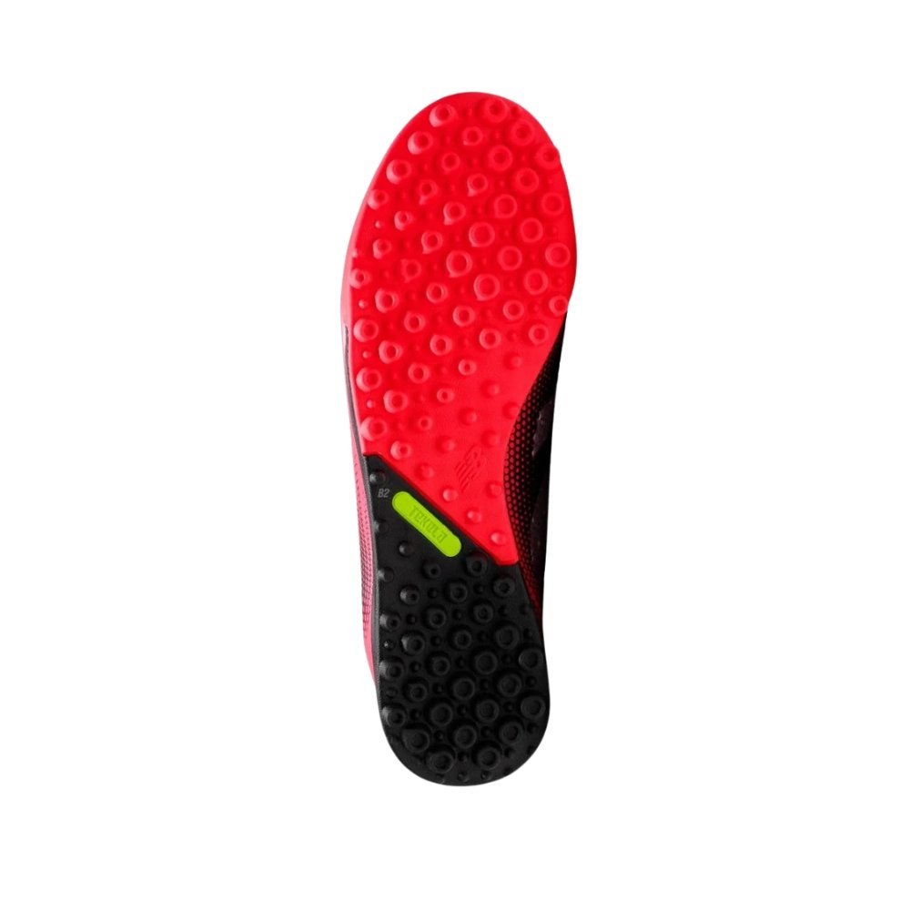 Chuteira New Balance Society Tekela Magique Tf V4 Preto/Vermelho 4