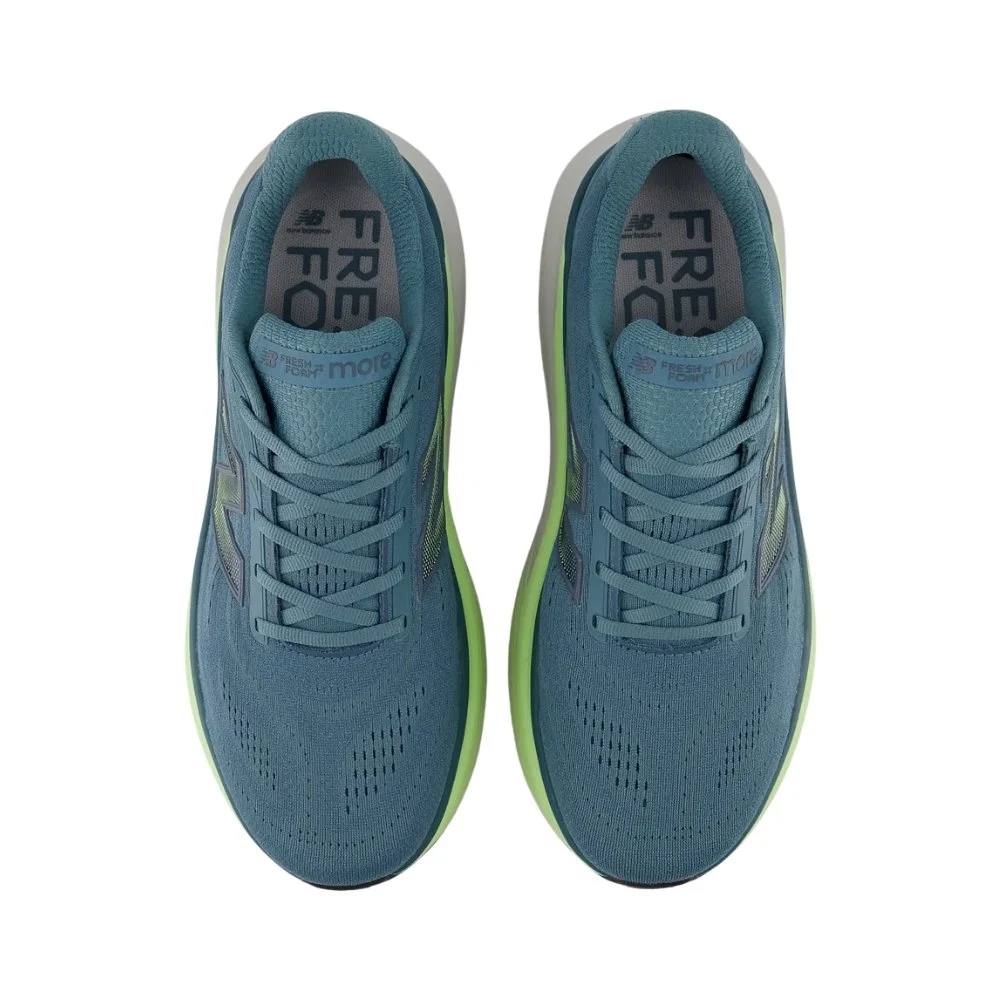 Tênis New Balance Fresh Foam X More V6 Masculino Azul/Verde 4