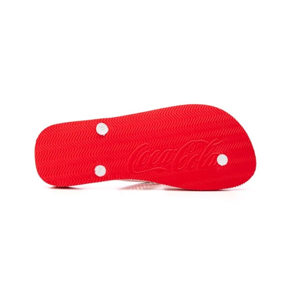Chinelo Coca Cola Share A Coke Masculino Vermelho/Branco 4