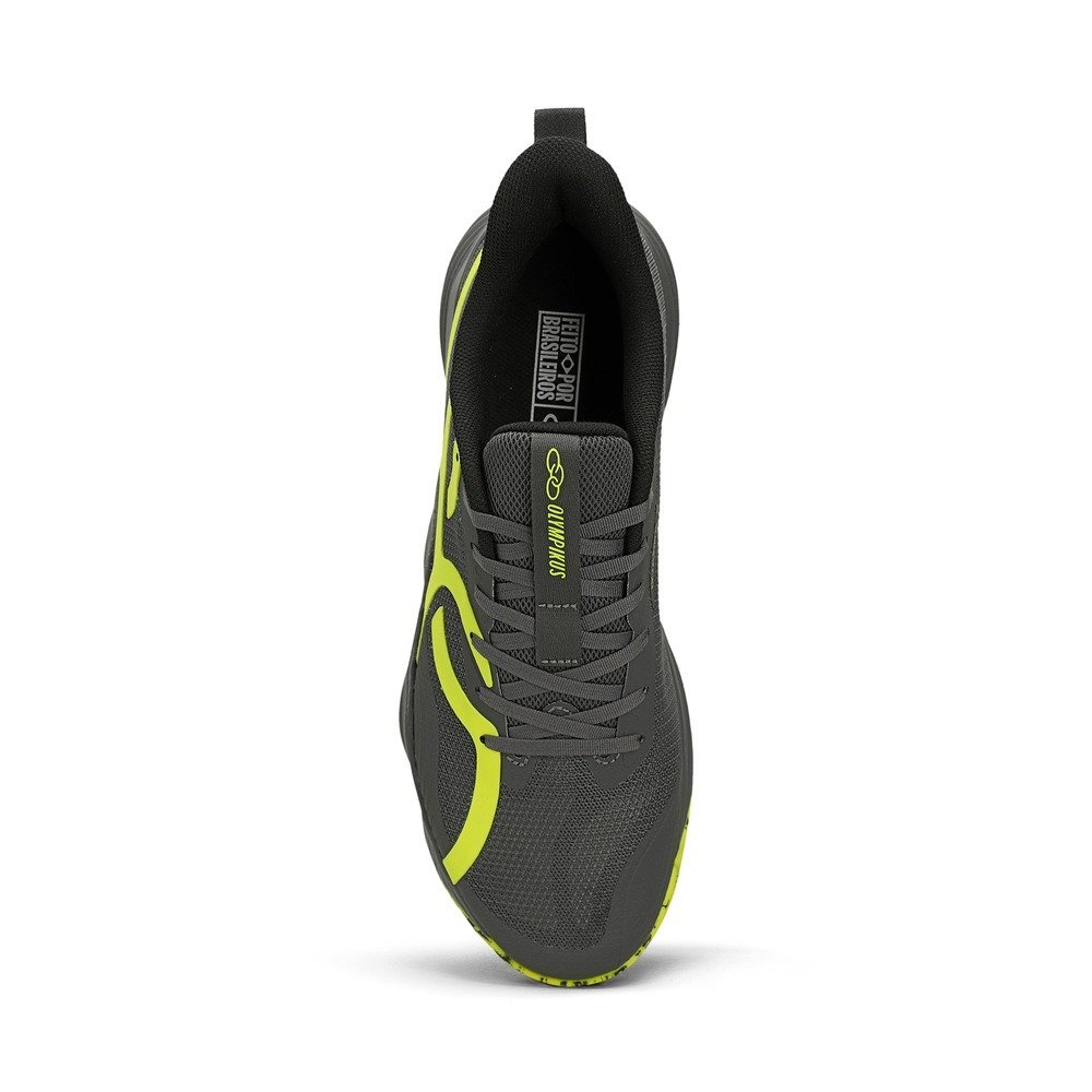 Tênis Olympikus Qu4dra 2 Masculino Cinza/Verde 4
